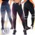 Kit com 3 Calças Legging Mescla Sublimadas