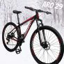 Bicicleta 29 Dropp Aluminum 21 Marchas Freio Disco e Suspensão Dianteira