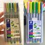 Caneta Triangular, Staedtler, Fineliner Triplus Botanical 0.3mm, 6 Cores