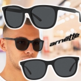 Arnette Woland, Óculos de Sol Masculino, Preto (Black), 53