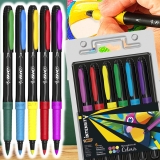 Caneta Hidrográfica BIC Intensity, Ponta Média de 1.1mm, 6 Cores Vibrantes