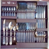 Faqueiro Módena, 42 peças, Aço Inox, Brinox