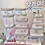 Kit com 12 undades Pote Hermetico cinza, Electrolux