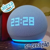 Novo Echo Dot 5ª geração com Relógio