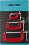 EDA 3KW, Grampos “C” para Marceneiro, Vermelho, 3 Peças