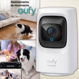 Câmera de segurança interna Pan & Tilt, Camera com plug-in Wi-Fi