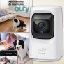 Câmera de segurança interna Pan & Tilt, Camera com plug-in Wi-Fi