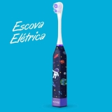 Escova Dental Elétrica Infantil Health Pro Multilaser Astronauta – HC169, Multilaser
