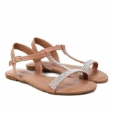 Rasteira Look Fashion Strass