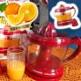 Espremedor de Frutas Mondial, Turbo Citrus Red Premium, 110V, 30W – E-23