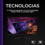 Monitor Gamer Curvo Mancer Valak, 23.6 Pol VA, FHD, 1ms, 180Hz, FreeSync e G-Sync