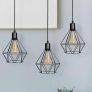 Kit 3 Lustre Pendente Diamante