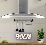 Coifa e Depurador de Parede Philco 90cm Pco90g Glass 110v