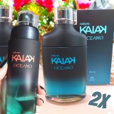 Kit Kaiak Oceano ou Aventura Desodorante Colônia Masculino ou Feminino