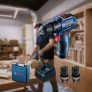 Bosch Parafusadeira Furadeira Gsb 12V-30 Brushless 12V Com 2 Baterias 1 Carregador E Maleta