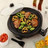 Grill Redondo Smart Grill 30cm, Mondial, Preto, 1200W