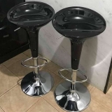 Banqueta Alta Giratória Preto BQT-PR1 2 Peças