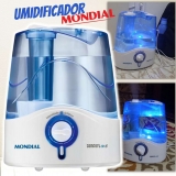 Umidificador de Ar Mondial, Comfort Air 6, Bivolt, Branco/Azul, 35W