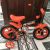 Bicicleta Arco Iris Infantil Aro 12 Preto e Laranja Track Bikes