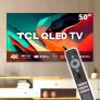 Smart TV QLED 50″ 4K UHD TCL C635 – Google TV, Wifi, Bluetooth
