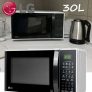 Micro-ondas LG 30L Solo MS3091BC – Branco e Preto