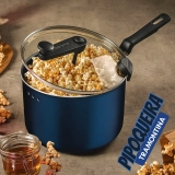 Panela Pipoqueira Tramontina Antiaderente – de Alumínio 3,5L 20cm Azul Ravena