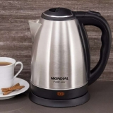 Chaleira Elétrica Pratic, Mondial, Preto/Inox, 1200W, 127V