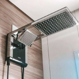 Chuveiro Acqua Duo Preto/Cromado 220V 6800W Lorenzetti