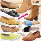 Ofertas em Mules, sapatilhas e mocassins VIZZANO, moleca, Beira Rio…com até 53% OFF