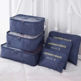 Kit organizador de mala 6 peças para viagem bagagem