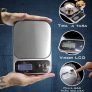 Balança digital Pró para Cozinha pró 5 kg, Prata, Euro Home