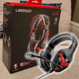 Headset Gamer Warrior, P2, Fone De Ouvido com Microfone – PH101, Preto/Vermelho, 2 metros