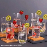 Jogo de Copos de Vidro 360ml – Nadir Ópera Long Drink Rock