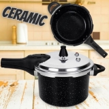 Panela de Pressão Brinox 4,2L Preta – Ceramic Life Pressure