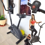 Polimet POLI-163 – Bicicleta Ergométrica, tração mecânica, Preto
