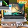 Notebook Acer Aspire 5 A515-45-R8W2 AMD Ryzen 7 Windows 11 Home 8GB 512GB SDD 15,6″
