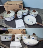 Jogo De Panelas 5 Peças Ceramic Life Vanilla Brinox
