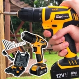 Parafusadeira e Furadeira a Bateria, Sem Fio WAP BPF 12K3 12V