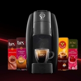 Cafeteira Espresso LOV Preta Automática 127V – TRES 3 Corações