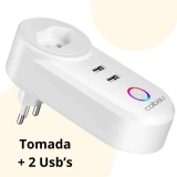 Tomada inteligente WiFi, Smart Plug Sem Fio