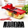 Ralador Fatiador Legumes Mandoline Slicer Multifuncional Aço Inox – original