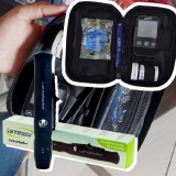 Kit Medidor Glicemia Gtech + 10 Tiras + 10 Lancetas