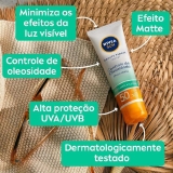 NIVEA SUN Protetor Solar Facial Beauty Expert Pele Oleosa FPS 50 50g