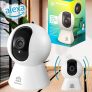 Smart Câmera Bot Wi-Fi 360° Positivo Casa Inteligente 2ª Geração, 1080p Full HD, 15 FPS, Detecção de Movimentos, Visão Noturna, Áudio Bidirecional – Bivolt, Compatível com Alexa