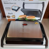 Press Grill Master Press, Mondial, Preto/Inox, 1000W, 110V