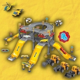 Pista de Carrinhos Helicóptero Double Park Speedster 77 Peças