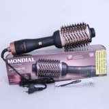 Escova Secadora Mondial Black Rose Argan ES-14 – 1200W Cerâmica com Íons 3 Velocidades