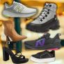 Seleção 50% Off na seção de tênis e sapatos