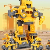 Carrinho Robô 5 Em 1 Monta Desmonta Construbots