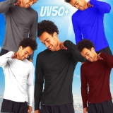 KIT 2 Camisetas UV Protection Masculina UV50+ Tecido Ice Dry Fit Secagem Rápida
